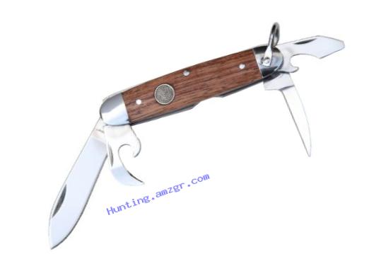Sarge Knives SK-434 Camp Utility Knife with 2-1/2-Stainless Blade and Birchwood Handle