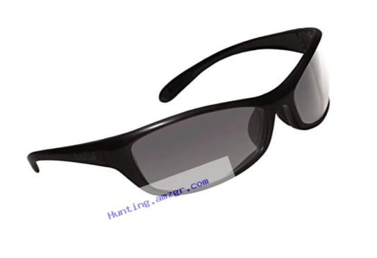 Boll? Safety 253-SR-40067 Safety Spider Eyewear with Dark Gunmetal Nylon + TPE Frame and Smoke Lens