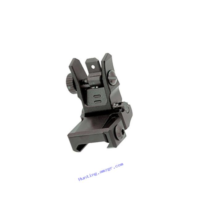 UTG Low Profile Flip-up Rear Sight with Dual Aiming Aperture