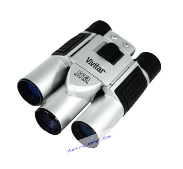 Vivitar CV1025V 10 x 25 Binocular Digital Camera (Silver)