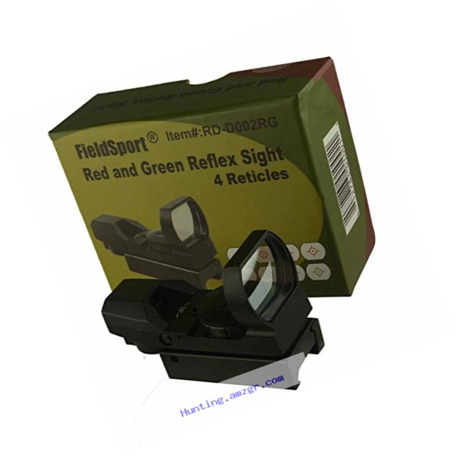 Field Sport Red and Green Reflex Sight with 4 Reticles